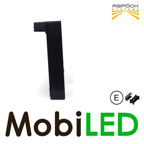 Aspöck Plaque d'immatriculation avec éclairage 24 volts 1 fonction