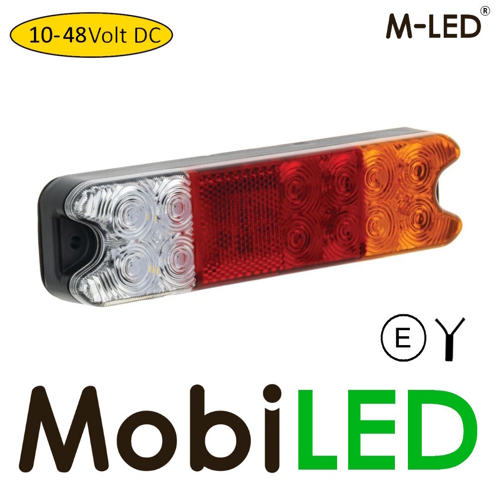 M-LED Heftruck achterlicht 10-48 volt 4 functies E-keur