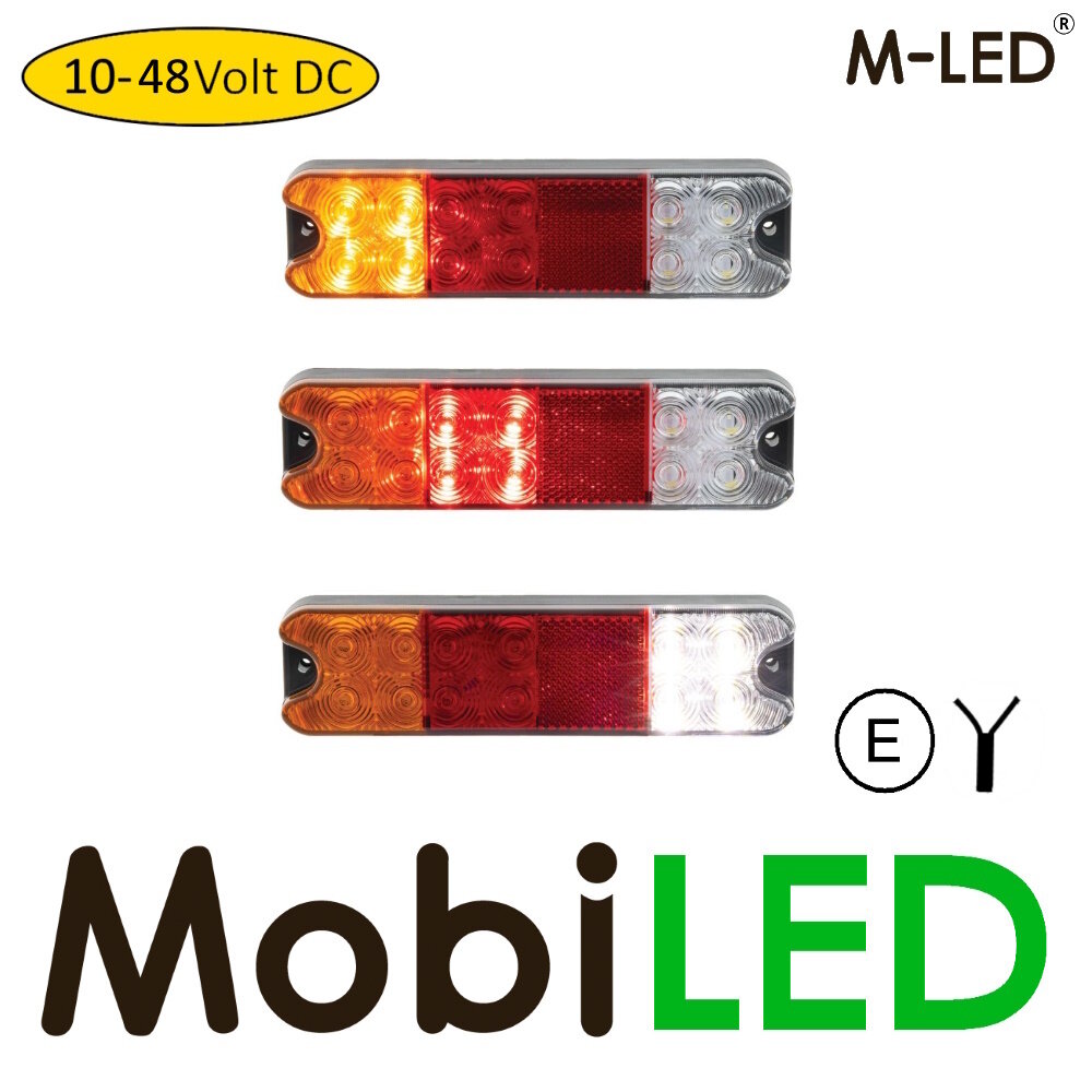 M-LED Forklift rear light 10-48 volts 4 functions E-mark M-LED Forklift rear light 10-48 volts 4 functions E-mark