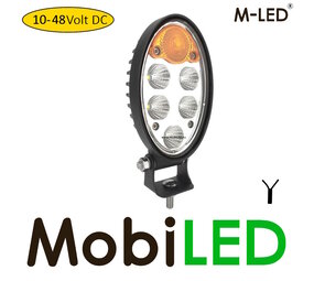 M-LED M-LED Lampe de travail avec clignotant et marqueur top M-LED M-LED Lampe de travail avec clignotant et marqueur top