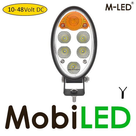 M-LED M-LED Heftruck werklamp met richtingaanwijzer en markering top 10-48V M-LED M-LED Heftruck werklamp met richtingaanwijzer en markering top 10-48V