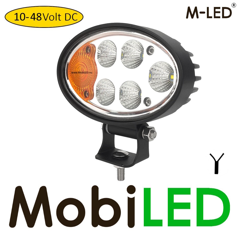 M-LED M-LED Heftruck werklamp met richtingaanwijzer en markering 10-48V links