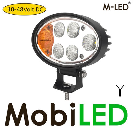 M-LED M-LED Lampe de travail pour chariot élév. avec clignotant et marqueur 10-48V gauche