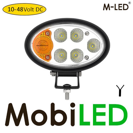 M-LED M-LED Heftruck werklamp met richtingaanwijzer en markering 10-48V links