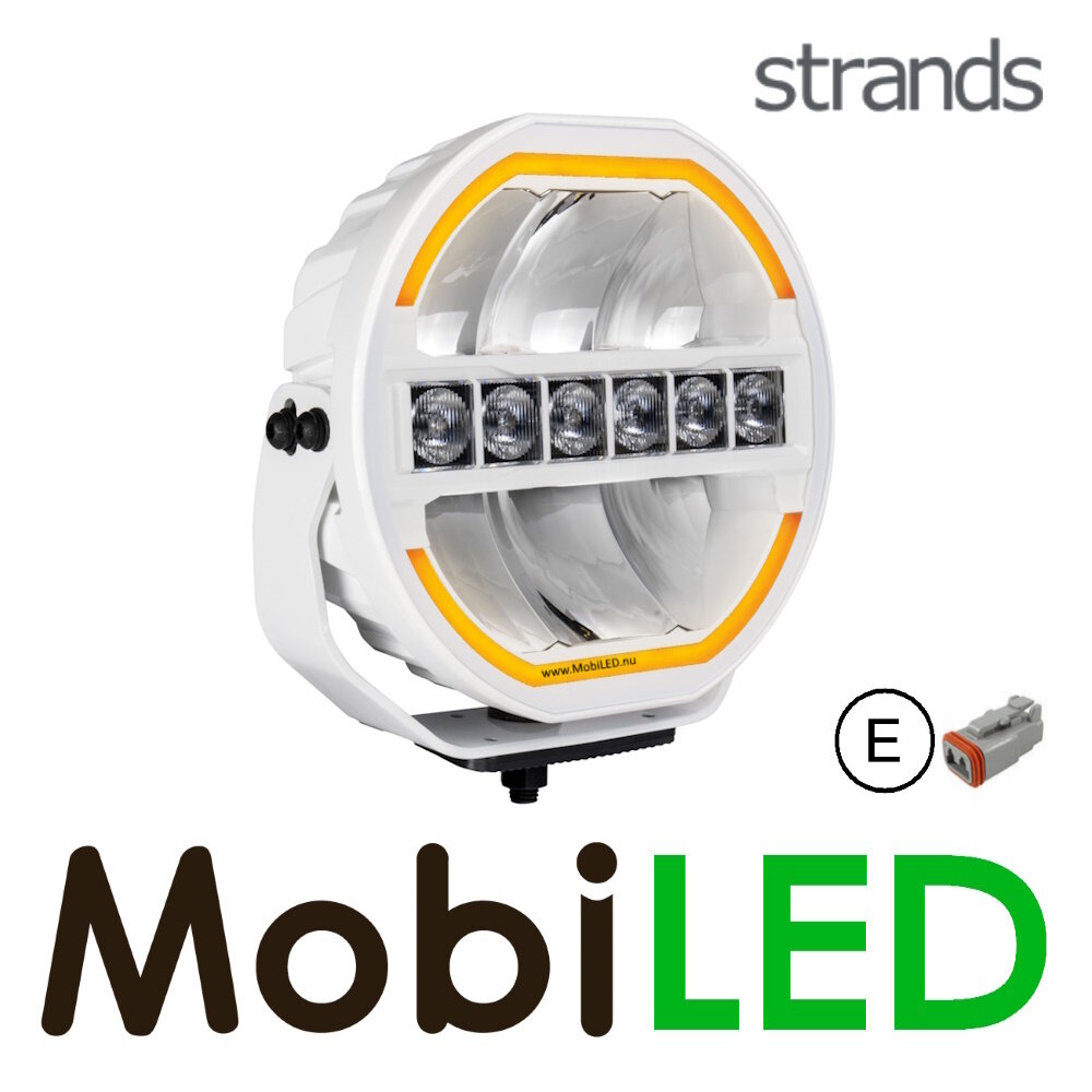 Strands Strands Siberia Skylord 9" met amber en wit positielicht Wit E-keur Strands Strands Siberia Skylord 9" met amber en wit positielicht Wit E-keur