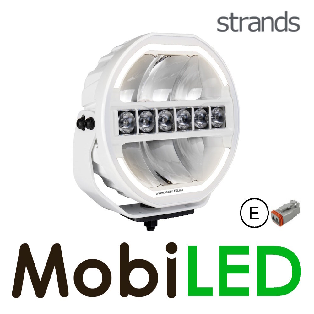 Strands Strands Siberia Skylord 9" met amber en wit positielicht Wit E-keur Strands Strands Siberia Skylord 9" met amber en wit positielicht Wit E-keur