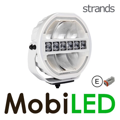 Strands Strands Siberia Skylord 9" met amber en wit positielicht Wit E-keur Strands Strands Siberia Skylord 9" met amber en wit positielicht Wit E-keur