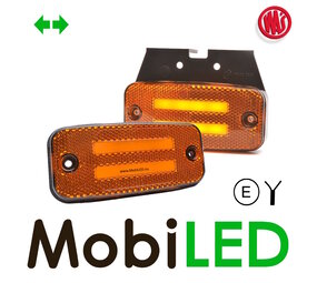 Side marker double stripe direction indicator amber