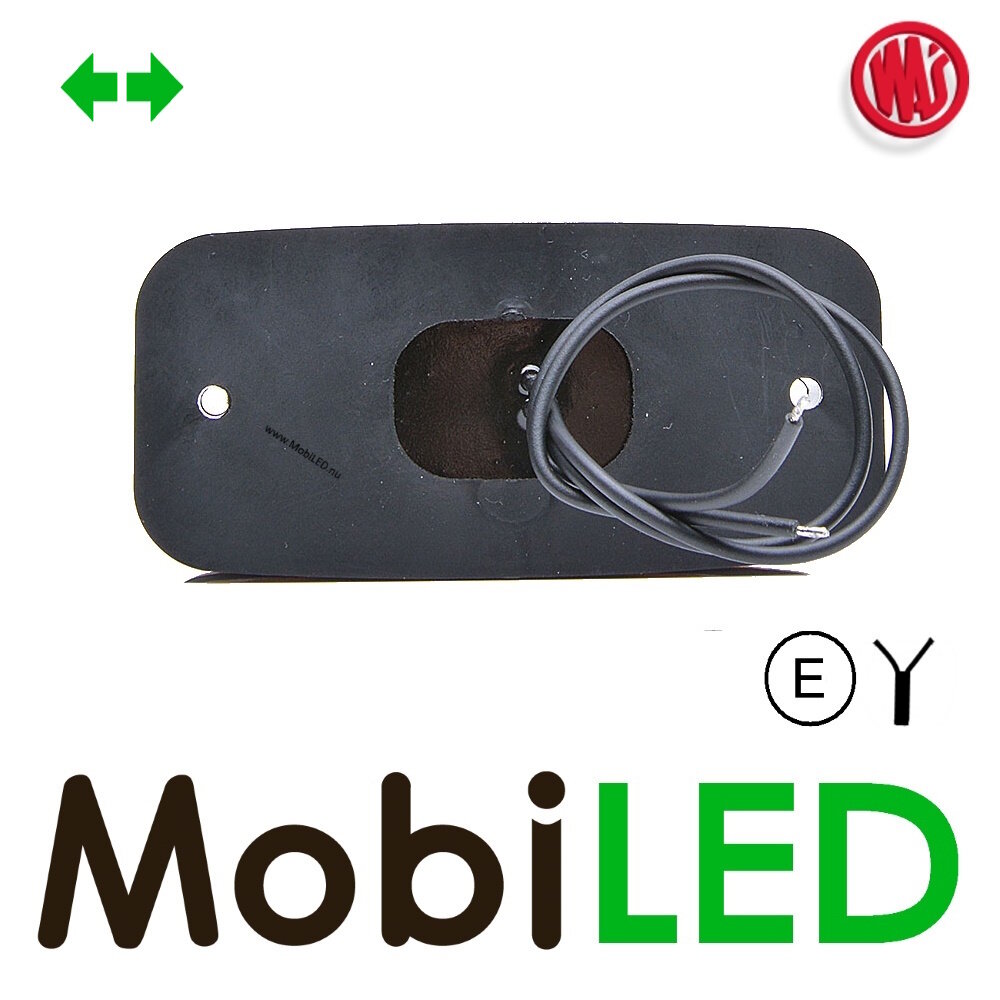 WAS Marquage latérale rayure double avec clignotant amber E-marque WAS Marquage latérale rayure double avec clignotant amber E-marque