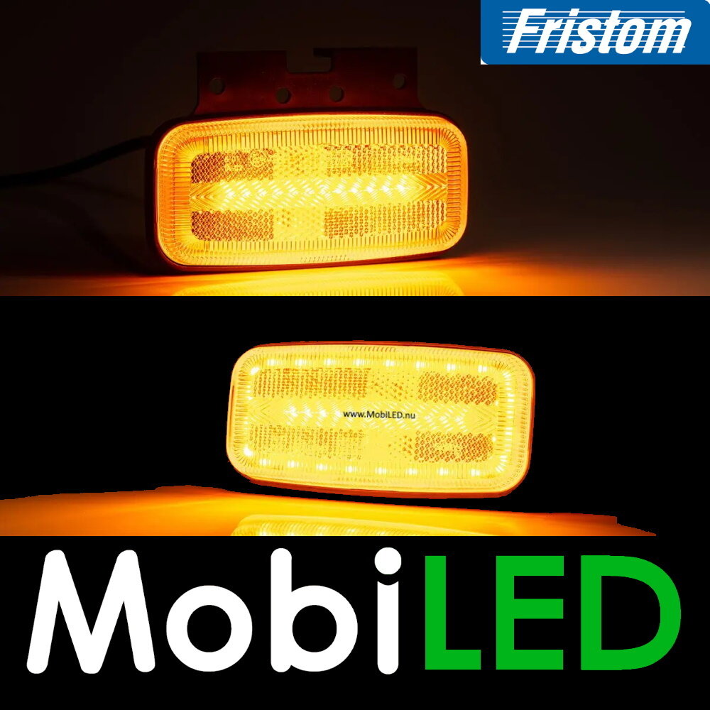 Fristom Amber side marking with turn signal E-mark