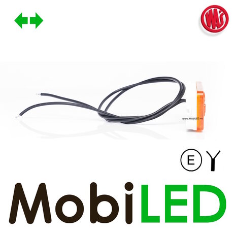 WAS WAS Marquage latéral rayure amber avec clignotant NEON look E-marque