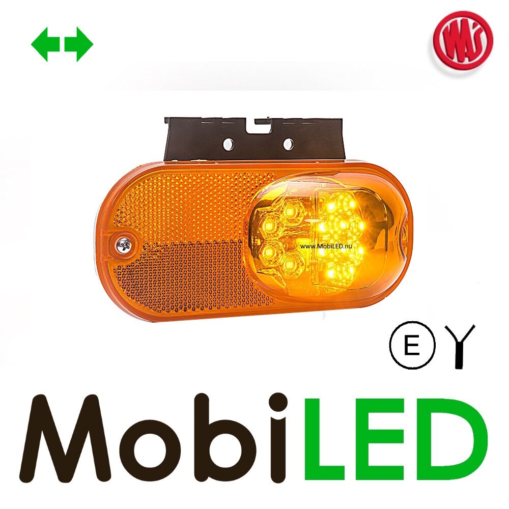 WAS WAS Side marking with category 6 turn signal amber E-mark