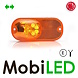 WAS WAS Zijmarkering amber met cat 6 richtingaanwijzer E-keur