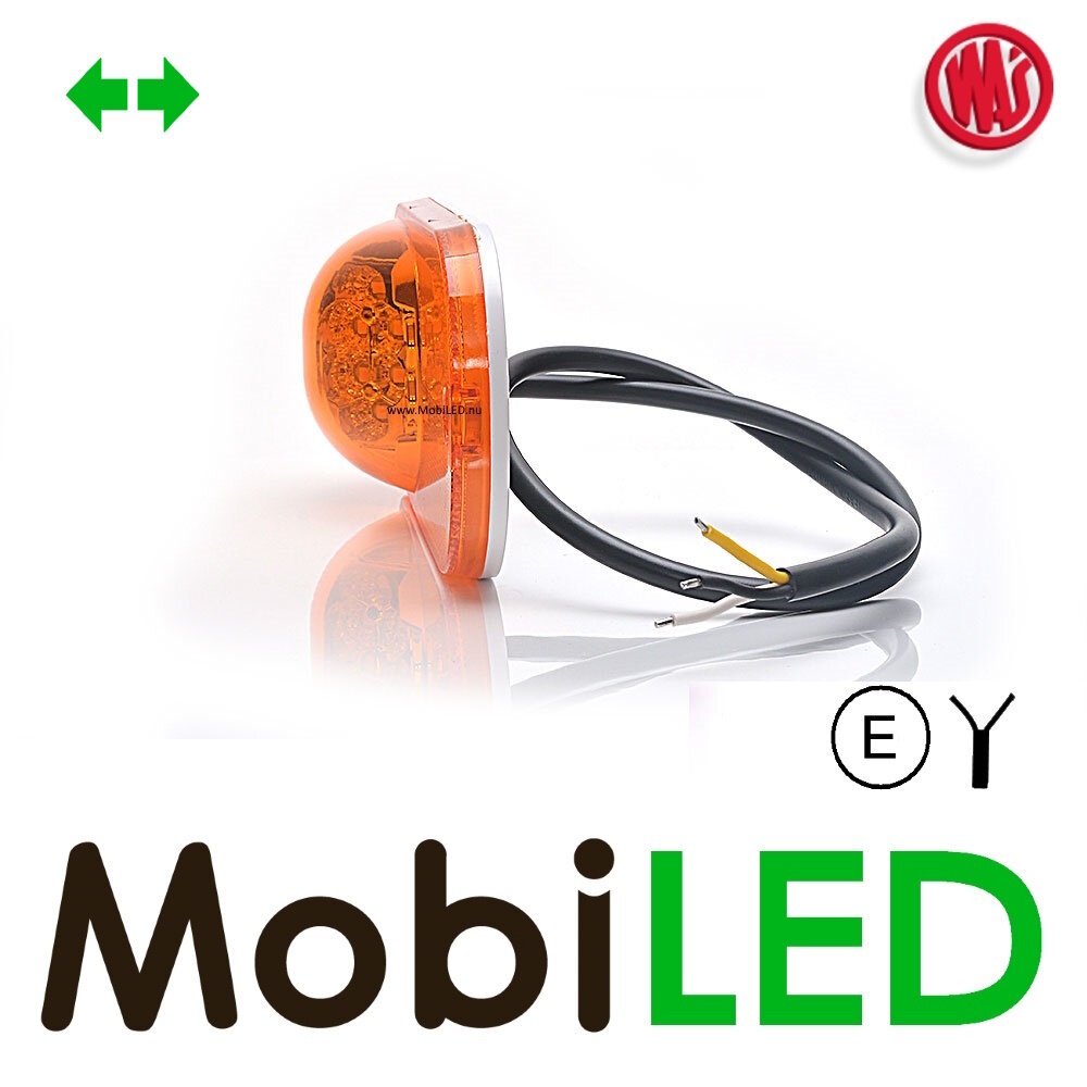 WAS WAS Side marking with category 6 turn signal amber E-mark