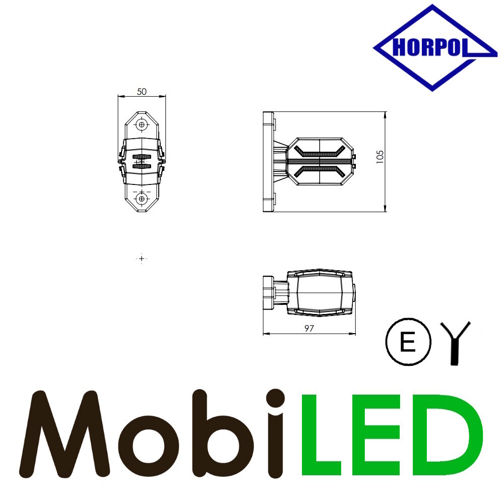 HORPOL Pendant lamp Dragon short straight E-mark HORPOL Pendant lamp Dragon short straight E-mark