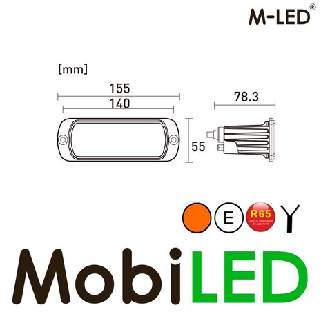 M-LED M-LED Feu arrière 4 fonctions avec flash montage encastré