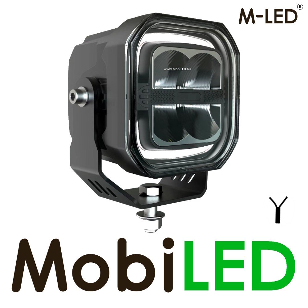 M-LED M-LED Lampe de travail avec feu de position ambre - blanc - rouge M-LED M-LED Lampe de travail avec feu de position ambre - blanc - rouge