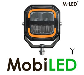 M-LED M-LED Werklamp met tricolor positielicht M-LED M-LED Werklamp met tricolor positielicht