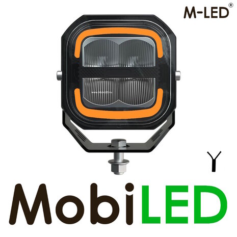 M-LED M-LED Worklight with amber - white - red position light M-LED M-LED Worklight with amber - white - red position light