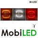 M-LED M-LED Worklight with amber - white - red position light M-LED M-LED Worklight with amber - white - red position light