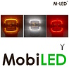 M-LED M-LED Worklight with amber - white - red position light M-LED M-LED Worklight with amber - white - red position light