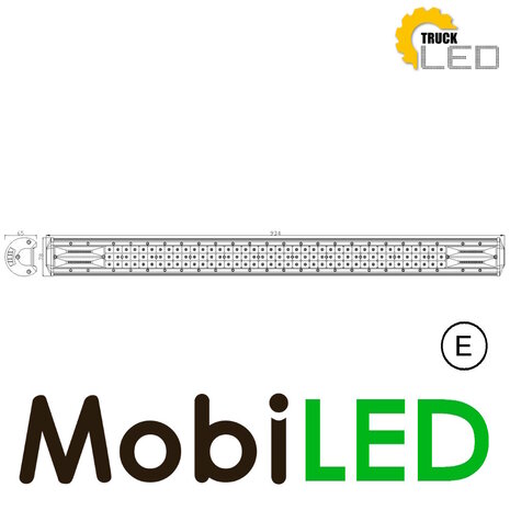 TruckLED C-type basis light bar 94 cm 252 watt combi straal