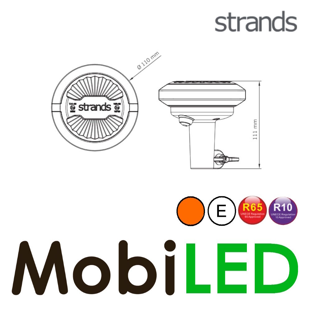 Strands Strands Firefly Summer Glow zwaailamp / flitslamp helder E-keur Strands Strands Firefly Summer Glow zwaailamp / flitslamp helder E-keur