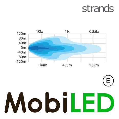 Strands Strands Firefly White Verstraler 9" amber en wit positielicht en flitser E-keur