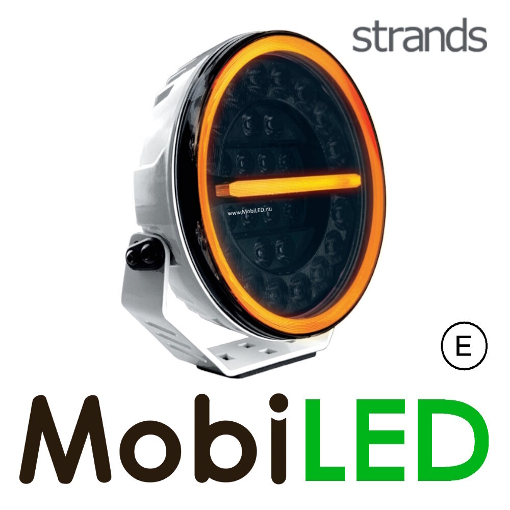 Strands Strands Firefly amber/wit positielicht en flitser 9 inch wit E-keur Strands Strands Firefly amber/wit positielicht en flitser 9 inch wit E-keur