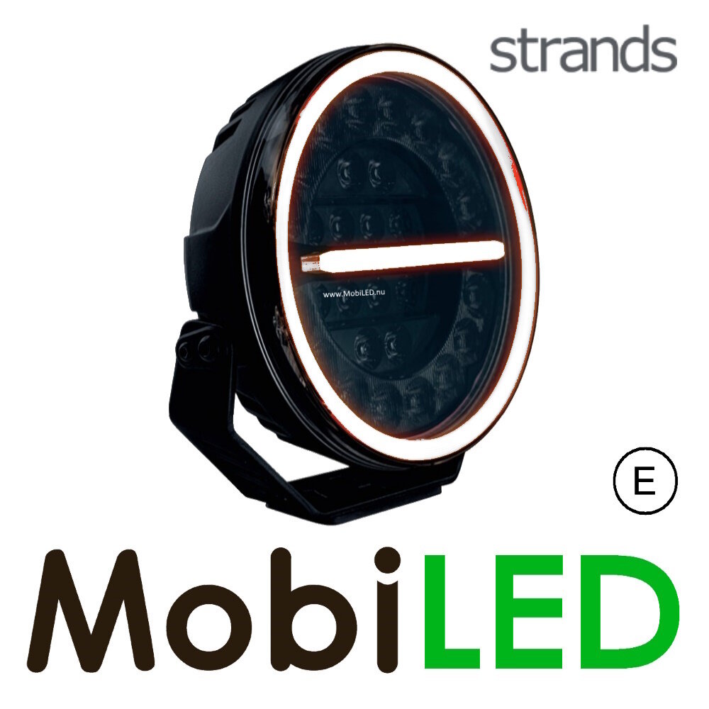 Strands Strands Firefly Black Projecteur 9 pouces feu de position ambre et blanc E-marque