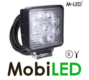 M-LED M-LED Werklamp 27W 2m kabel M-LED M-LED Werklamp 27W 2m kabel