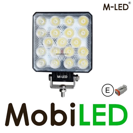 M-LED M-LED Lampe de travail 95W carrée M-LED M-LED Lampe de travail 95W carrée