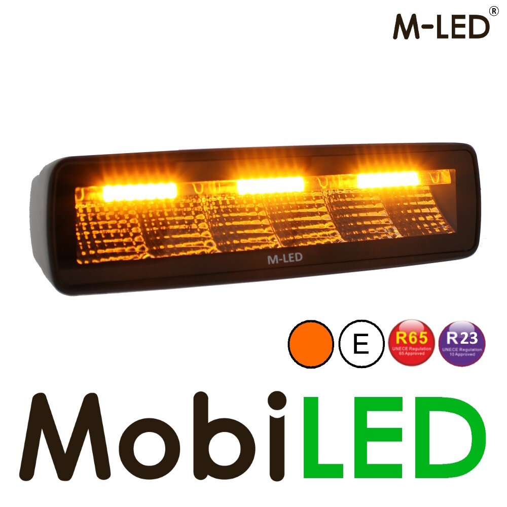 M-LED M-LED Sergeant  Dark look, edge-less design with flash E-mark M-LED M-LED Sergeant  Dark look, edge-less design with flash E-mark