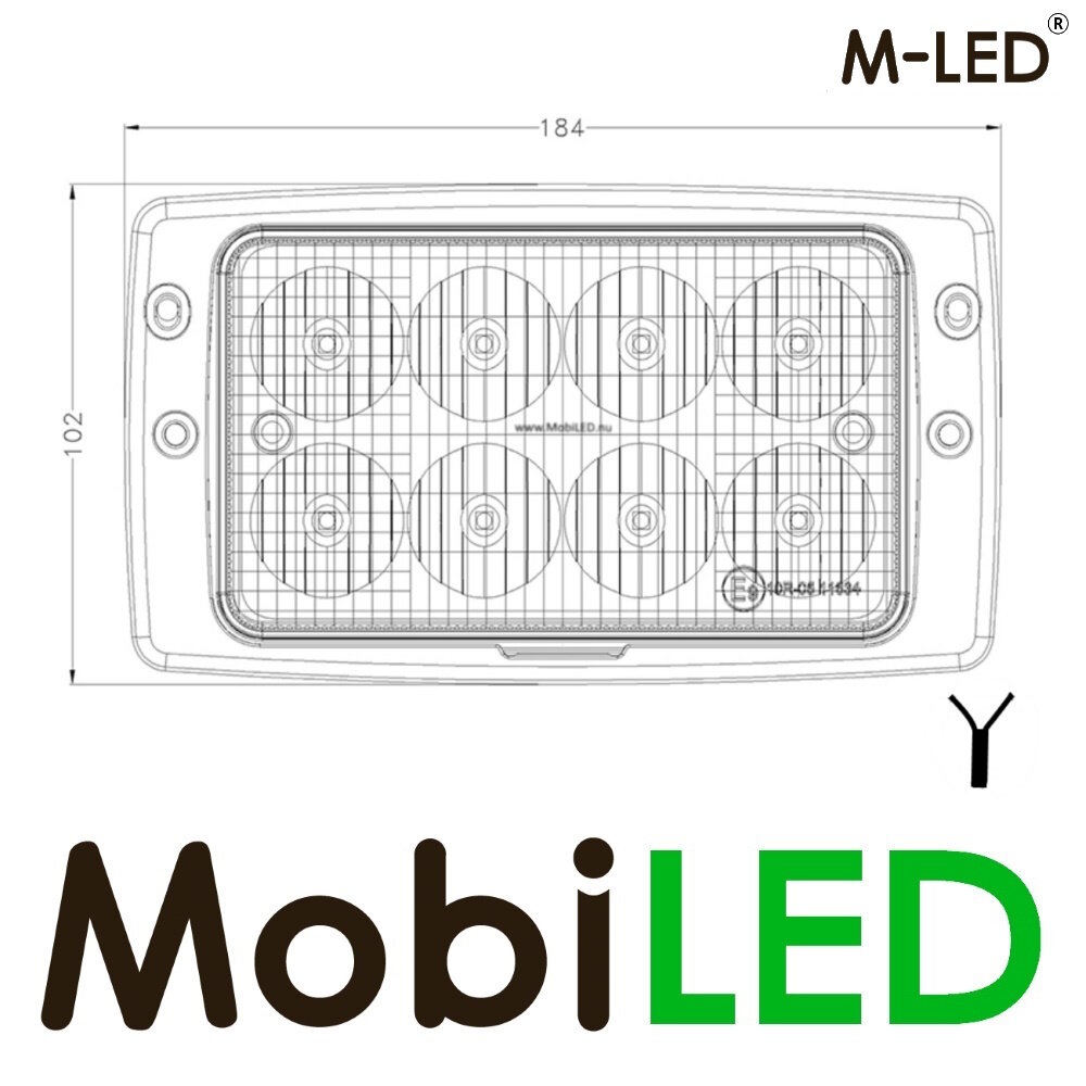 M-LED M-LED Work lamp 40W flush mounting EMC (Hella LED replacement unit)