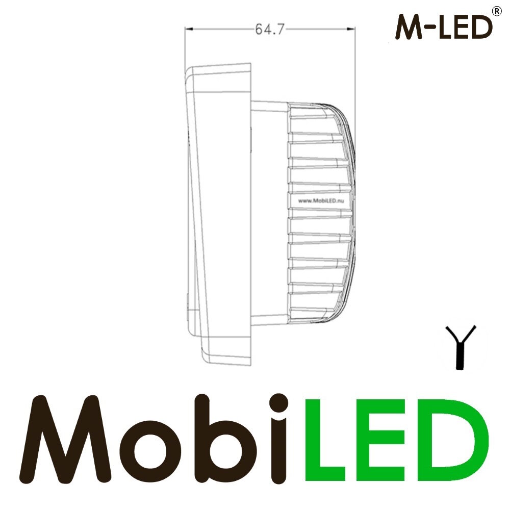 M-LED M-LED Work lamp 40W flush mounting EMC (Hella LED replacement unit)