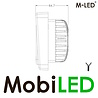 M-LED M-LED Werk lamp 40W inbouw EMC (LED vervangingsunit Hella)