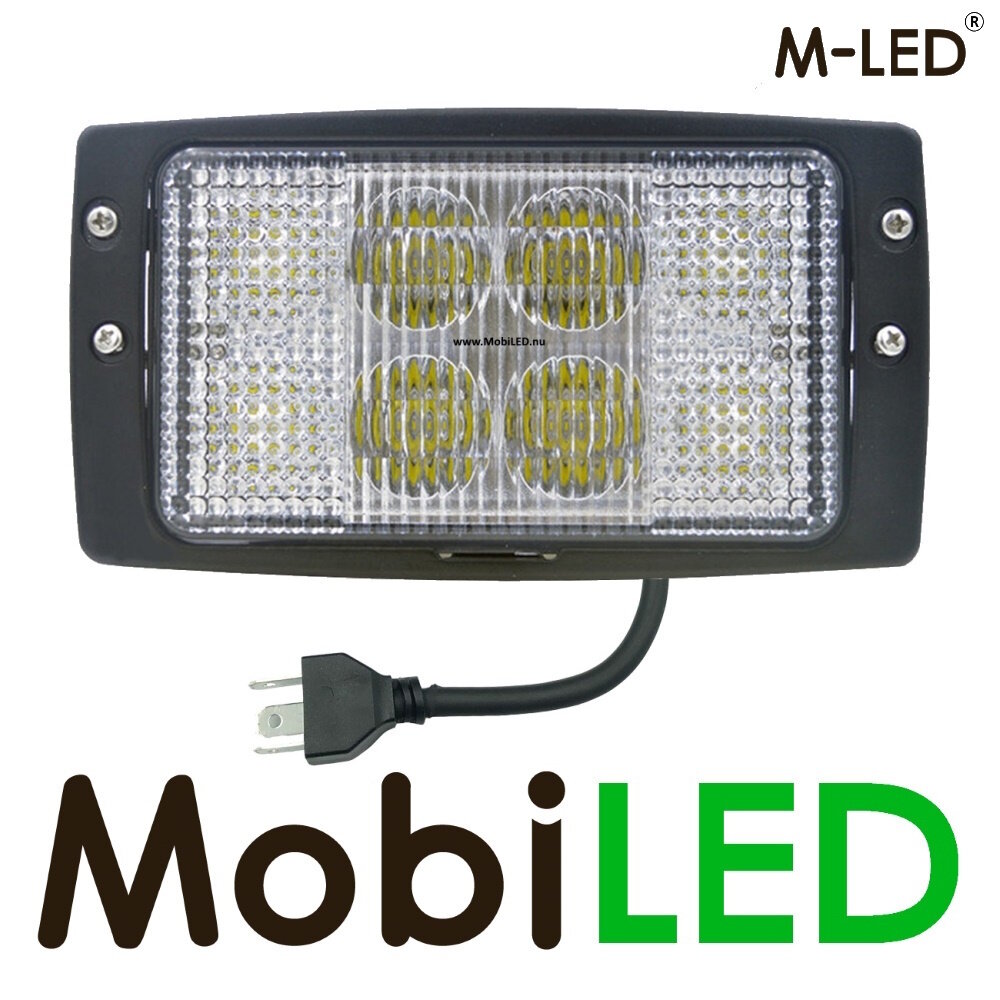 M-LED M-LED Phare montage intégré tracteur 40W (H4) (unité de remplacement Hella)
