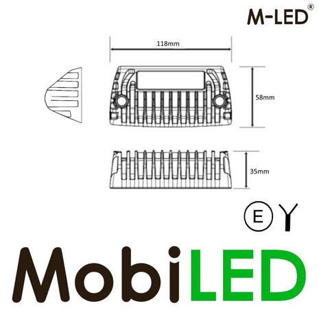M-LED M-LED Lampe en saillie Scene Light E-marque M-LED M-LED Lampe en saillie Scene Light E-marque