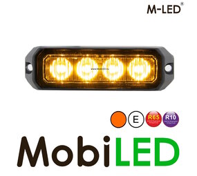 M-LED M-LED Flitser amber Pro 4 compact R65 40cm M-LED M-LED Flitser amber Pro 4 compact R65 40cm