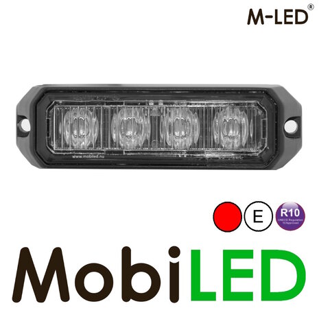 M-LED M-LED Flasheur Rouge Pro 4 compact 12-24 volts M-LED M-LED Flasheur Rouge Pro 4 compact 12-24 volts