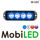 M-LED M-LED Flitser Blauw Pro 4 Compact R65 12-24 volt