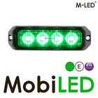 M-LED M-LED Flitser groen Pro 4 compact 12-24 volt