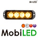 M-LED M-LED Flitser Amber Pro 4 Compact R65 12-24 volt 5m M-LED M-LED Flitser Amber Pro 4 Compact R65 12-24 volt 5m