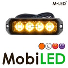 M-LED M-LED Flitser Amber Pro 4 Compact R65 12-24 volt 5m