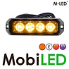M-LED M-LED Flash Ambre Pro 4 Compact R65 12-24 volts 5m E-marque M-LED M-LED Flash Ambre Pro 4 Compact R65 12-24 volts 5m E-marque
