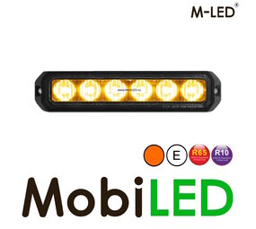 M-LED M-LED Flitser amber Pro 6 compact R65 M-LED M-LED Flitser amber Pro 6 compact R65