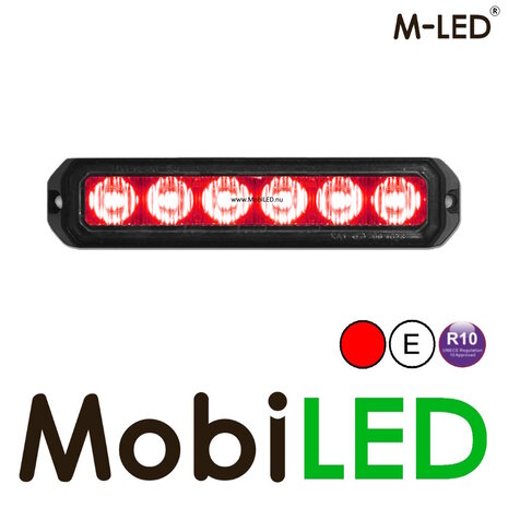 M-LED M-LED Flash rouge Pro 6 compact 12-24 volts E-marque M-LED M-LED Flash rouge Pro 6 compact 12-24 volts E-marque
