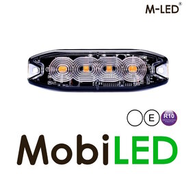 M-LED M-LED Super thin flasher White  4 LEDs E-mark M-LED M-LED Super thin flasher White  4 LEDs E-mark