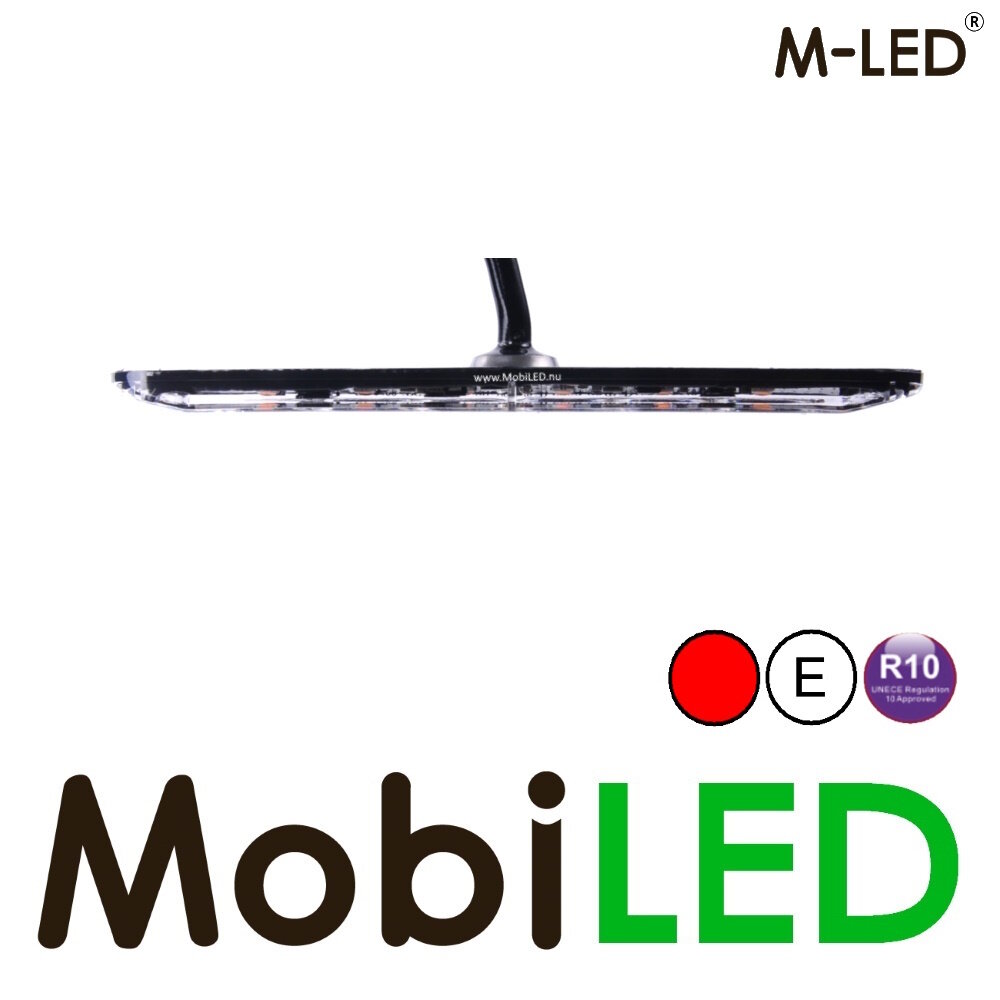 M-LED M-LED Super thin flasher 6 LEDs red E-mark