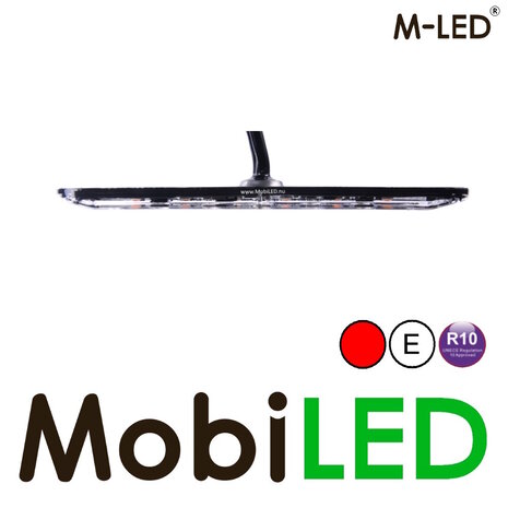 M-LED M-LED Super thin flasher 6 LEDs red E-mark